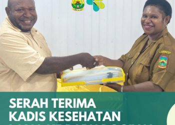 Serah Terima Jabatan Kepala Dinas Kesehatan Dogiyai