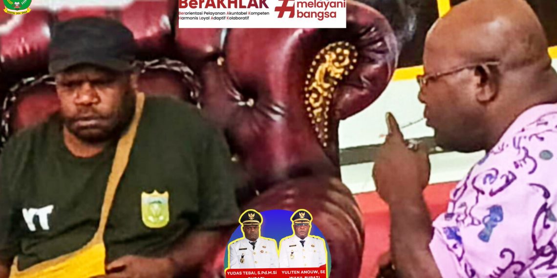 Bupati &  Wakil Bupati Dogiyai Lakukan Diskusi Bareng bersama