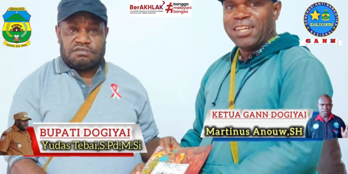 Bupati Yudas Tebai Menerima SK Mandat 10 Distrik GANN & diharapkan Merangkul anak Muda Dogiyai