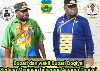 ‎Bupati & wakil Bupati Dogiyai Tinjau Asrama Putra & Putri SMP YPPK St.Fransiskus Moanemani dan beberapa Asrama di Kabupaten Dogiyai