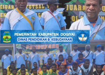 Bidang Pemuda & Olahraga pada Dinas P & P Gelar Pembukaan kejuaraan Putsal antar SMP Se Kab.Dogiyai