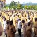 Asisten II Setda Dogiyai Pimpinan apel pagi dan menyoroti Kegiatan pemda,OKP &  DPRK yang lakukan dari Nabire