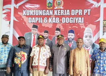 Lima DPR PT Dari Dapil 6 Dogiyai, lakukan kunjungan kerja ke Pemda Dogiyai