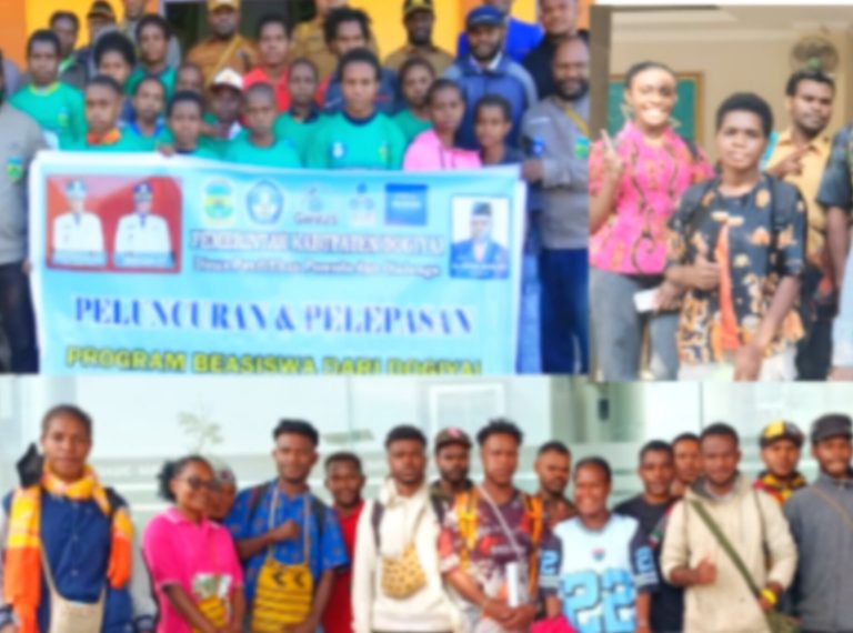 Awal Tahun Kepemimpinan Bupati Dogiyai melalui dinas terkait mengirimkan Mahasiswa & pelajar sejumlah 80 orang lebih luar Papua dan luar negeri
