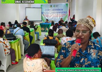 Kadin kesehatan Dogiyai,Resmi buka Kegiatan Pendampingan Penyusunan dokumen Akreditasi 10 Puskesmas