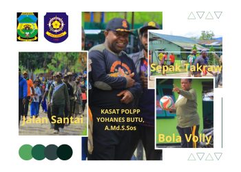 Dinas Kasat Pol PP Dogiyai,Gelar Jumat Olahraga bersama