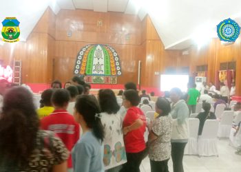 Ketua TP PKK Dogiyai hadiri geladi resik pengukuhan Bunda Paud