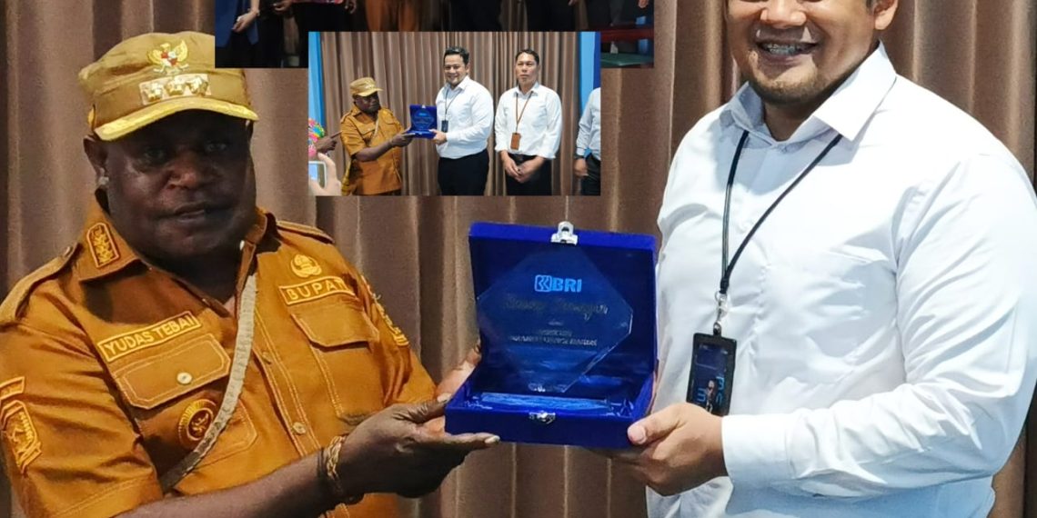 Bupati Dogiyai Tanda tangan Kerja Sama Layanan Digital dengan Bank BRI untuk Pembayaran Pajak & Retribusi Daerah