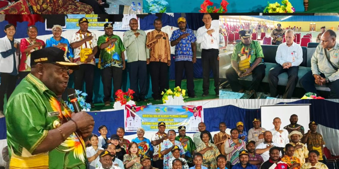 Bupati Yudas Tebai: target Kepemimpinannya 15 Puskesmas dan RSUD Dogiyai harus Akreditasi Tahun ini