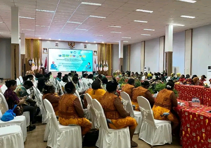 TP PKK kabupaten Dogiyai ikuti Rakerda PKK l Papua Tengah