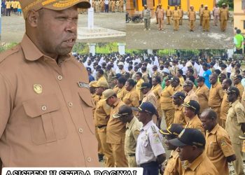 Pemkab Dogiyai Gelar Apel Awal bulan November 2025 bersama