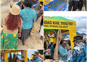 Stand TP PKK Dikunjungi, Bupati Dogiyai:Sebuah Kehormatan Luar Biasa