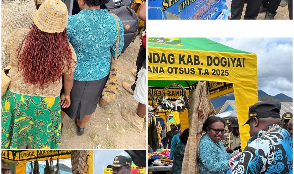 Stand TP PKK Dikunjungi, Bupati Dogiyai:Sebuah Kehormatan Luar Biasa