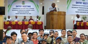 Entry Meeting Kepatuhan Belanja Daerah,Pemkab Dogiyai Siap Sukseskan Pemeriksaan oleh BPK Perwakilan Papua Tengah