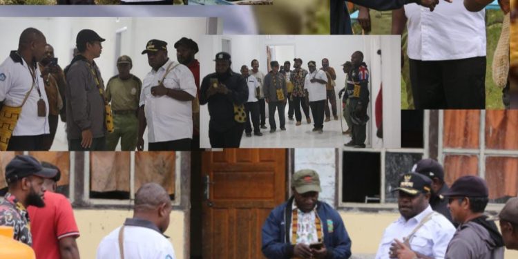 Bupati Yudas Tebai Tinjau Langsung Pembangunan Asrama SMP YPPK Moanemani, Pastikan Kualitas dan percepatan