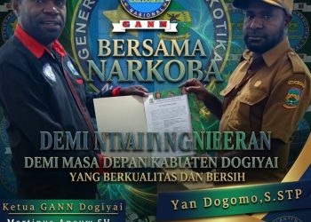 GANN Kab.Dogiyai Resmi  Daftarkan Kepengurusan ke  Kesbangpol