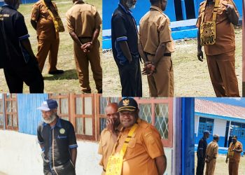 Bupati Dogiyai Tinjau Langsung Ujian Sekolah di SMPN 1 Kamuu: Pastikan Kelancaran & Cek Kebutuhan Sarana