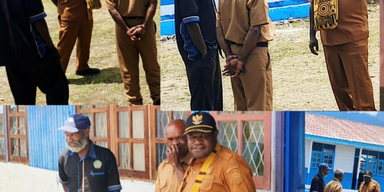 Bupati Dogiyai Tinjau Langsung Ujian Sekolah di SMPN 1 Kamuu: Pastikan Kelancaran & Cek Kebutuhan Sarana