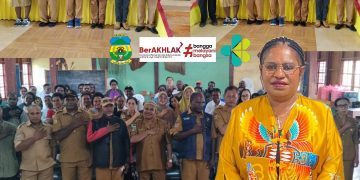 Kadis Dinkes Membuka OJT integrasi Layanan Primer (ILP) 15 Puskesmas yang ada di Dogiyai