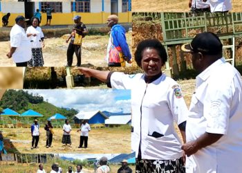 Bupati Yudas Tebai Kunjungi Lokasi Baru SMPN 1 Induk Mapia: “Dulu Saya Bangun Sebagai Kadis, Kini Saya Lanjutkan Pembangunan Sebagai Bupati”