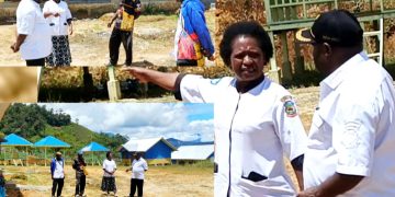 Bupati Yudas Tebai Kunjungi Lokasi Baru SMPN 1 Induk Mapia: “Dulu Saya Bangun Sebagai Kadis, Kini Saya Lanjutkan Pembangunan Sebagai Bupati”