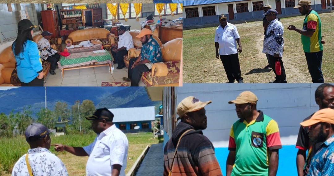 Bupati Dogiyai Kunjungi SMK Negeri 1 Dogiyai: Bangun Unit Produksi Ternak