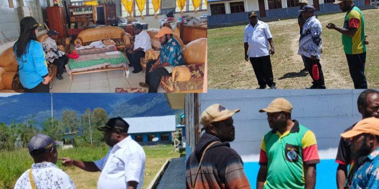 Bupati Dogiyai Kunjungi SMK Negeri 1 Dogiyai: Bangun Unit Produksi Ternak