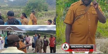 Bupati Yudas Tebai Tinjau Lokasi RSUD Dogiyai: “Tahun besok Kita Bangun Gedung Baru Tipe C!”