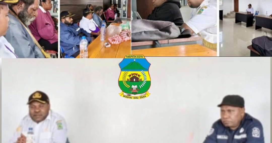 Kepala Inspektur Dogiyai gelar Rapat bersama Staf, guna bahas Beberapa Agenda penting