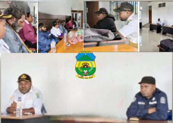 Kepala Inspektur Dogiyai gelar Rapat bersama Staf, guna bahas Beberapa Agenda penting
