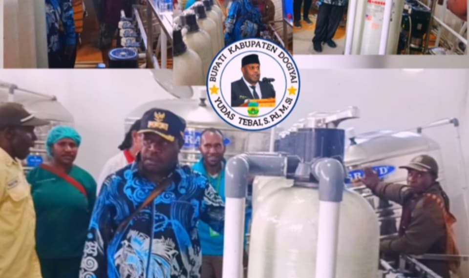 Prioritas Kesehatan & Hygiene: Bupati Yudas Tebai Inspeksi Mendadak Kualitas Air Bersih RSUD Dogiyai