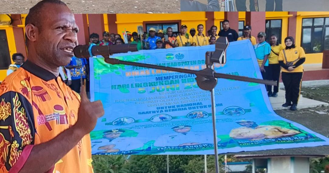 Asisten III Setda Dogiyai Soroti Kepala OPD dan Badan yang tidak hadir pada upacara Hari lingkungan hidup