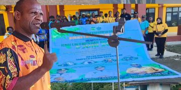 Asisten III Setda Dogiyai Soroti Kepala OPD dan Badan yang tidak hadir pada upacara Hari lingkungan hidup