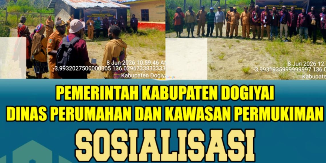 Dinas Perkim Dogiyai Sosialisasikan Program BSPS 2026 di Kampung Idakotu