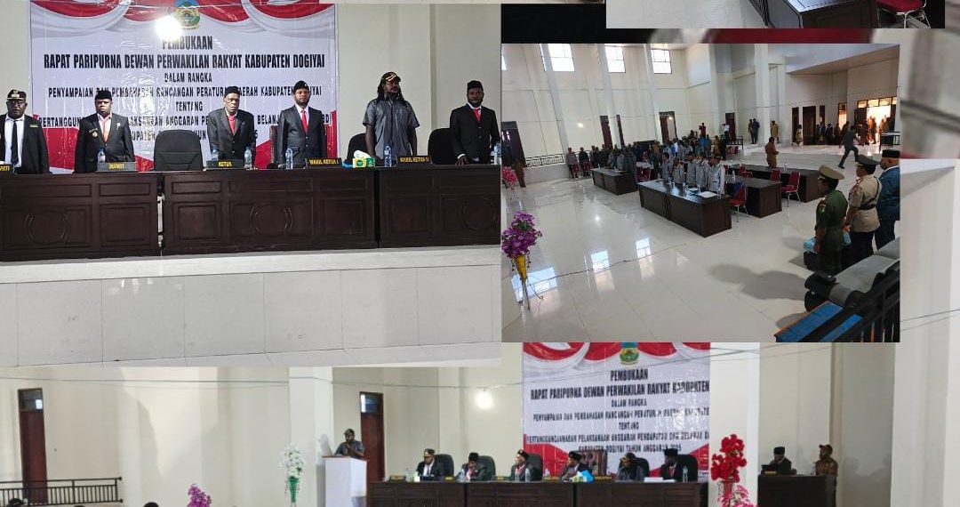 Pemda Dogiyai Sampaikan RAPBD Pertanggungjawaban TA 2025 di Rapat Paripurna DPRD, Raih Opini WTP untuk Pertama Kalinya