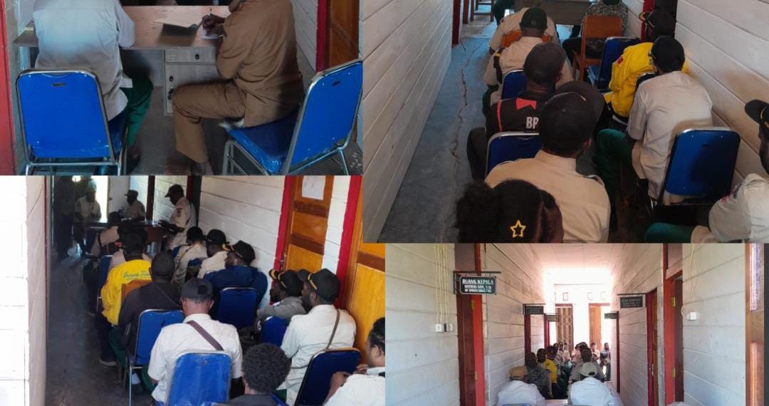 BPBD Dogiyai Gelar Rapat Staf, Fokus pada Kedisiplinan Pegawai dan Persiapan Bantuan Korban Kebakaran