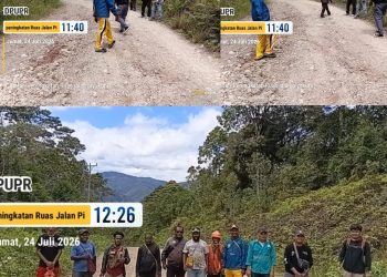 Dinas PUPR Dogiyai Survei Ruas Jalan Piyakunu Mapia, Siapkan Pembangunan Pengaspalan sepanjang 1 Kilometer