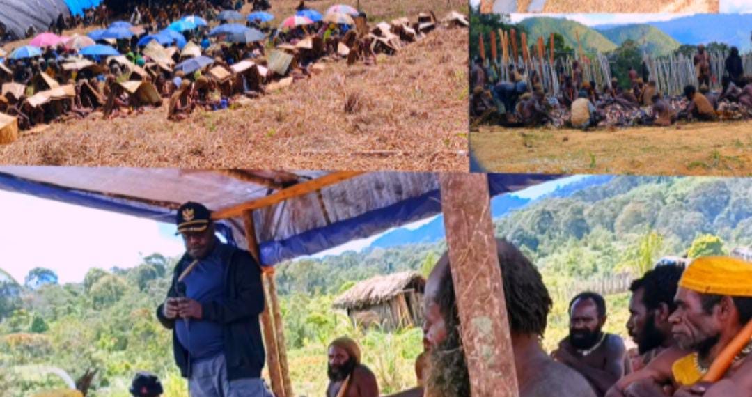 Bupati Yudas Tebai Hadiri Pesta Adat Masak Nota di Kampung Mogou: “Budaya Adalah Pondasi Utama Keberadaan Kita”