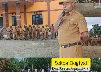 Sekda Dogiyai Petrus Agapa: ASN Wajib Ikuti Lomba 17 Agustus, Pasang Umbul-Umbul, dan Percepat Digitalisasi Kepegawaian