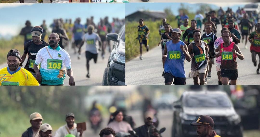 Meriahkan HUT ke-81 RI, Oktovianus Pigome Juara Lari 5 KM di Dogiyai