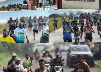 Meriahkan HUT ke-81 RI, Oktovianus Pigome Juara Lari 5 KM di Dogiyai