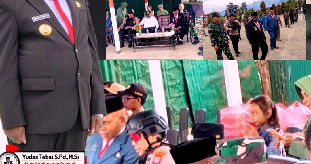 Pemkab Dogiyai Gelar Upacara Taptu dan Pawai Obor Sambut HUT RI ke-81 Tahun 2026