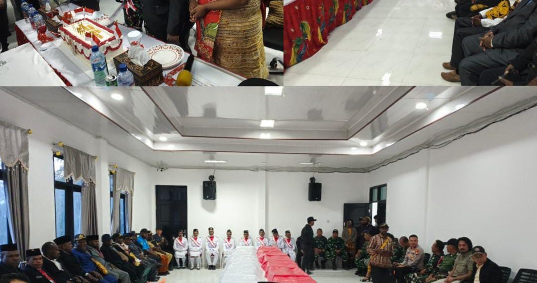 Penuh Keakraban dan Nuansa Adat, Pemda Dogiyai Gelar Resepsi Kenegaraan HUT RI ke-81