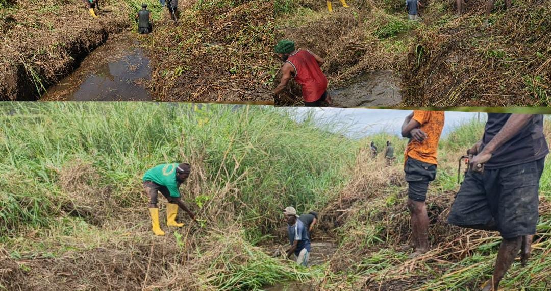 Kerja Nyata: Bupati Yudas Tebai & Wabup Perintahkan Normalisasi Kali Udee di Kampung Ugapuga