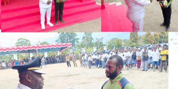 Dukung Prestasi Atlet, Bupati Yudas Tebai Serahkan Bantuan Perlengkapan untuk PBVSI Kabupaten Dogiyai