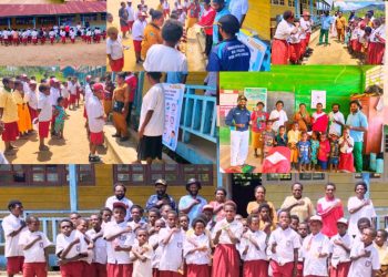 Puskesmas Yametadi Gencarkan Kesehatan Siswa SD YPPGI Ekepai Lewat Pemberian Vitamin A, Obat Cacing, Edukasi Gigi dan Cuci Tangan