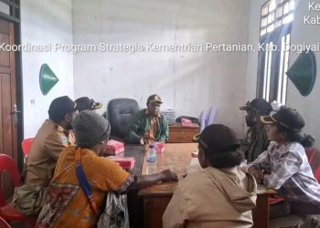 Perkuat Ketahagan Pangan, Rapat Koordinasi Program Strategis Kementan RI dan Pemkab Dogiyai Berlangsung Khidmat