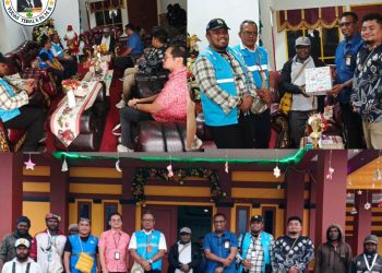 Bupati Dogiyai Yudas Tebai terima kunjungan PLN Papua Tengah: fokus Percepatan listrik dan Pemberdayaan putra Daerah