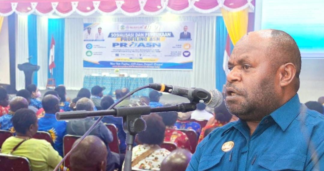 Bupati Yudas Tebai Luncurkan Profiling ASN 2026: Akhiri Politik jabatan,Kembalikan sistem merit di Dogiyai