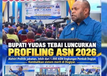 Sebuah Gebrakan historis: Dogiyai jadi Kabupaten Pertama di Tanah Papua yang gelar Profiling ASN untuk tingkatkan Pelayanan Publik